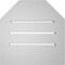 Ekena Millwork Octagonal Top Surface Mount PVC Gable Vent w/ 2"W x 2"P Brickmould Sill Frame, 14"W x 14"H GVPOT14X1403SF - alternate 3